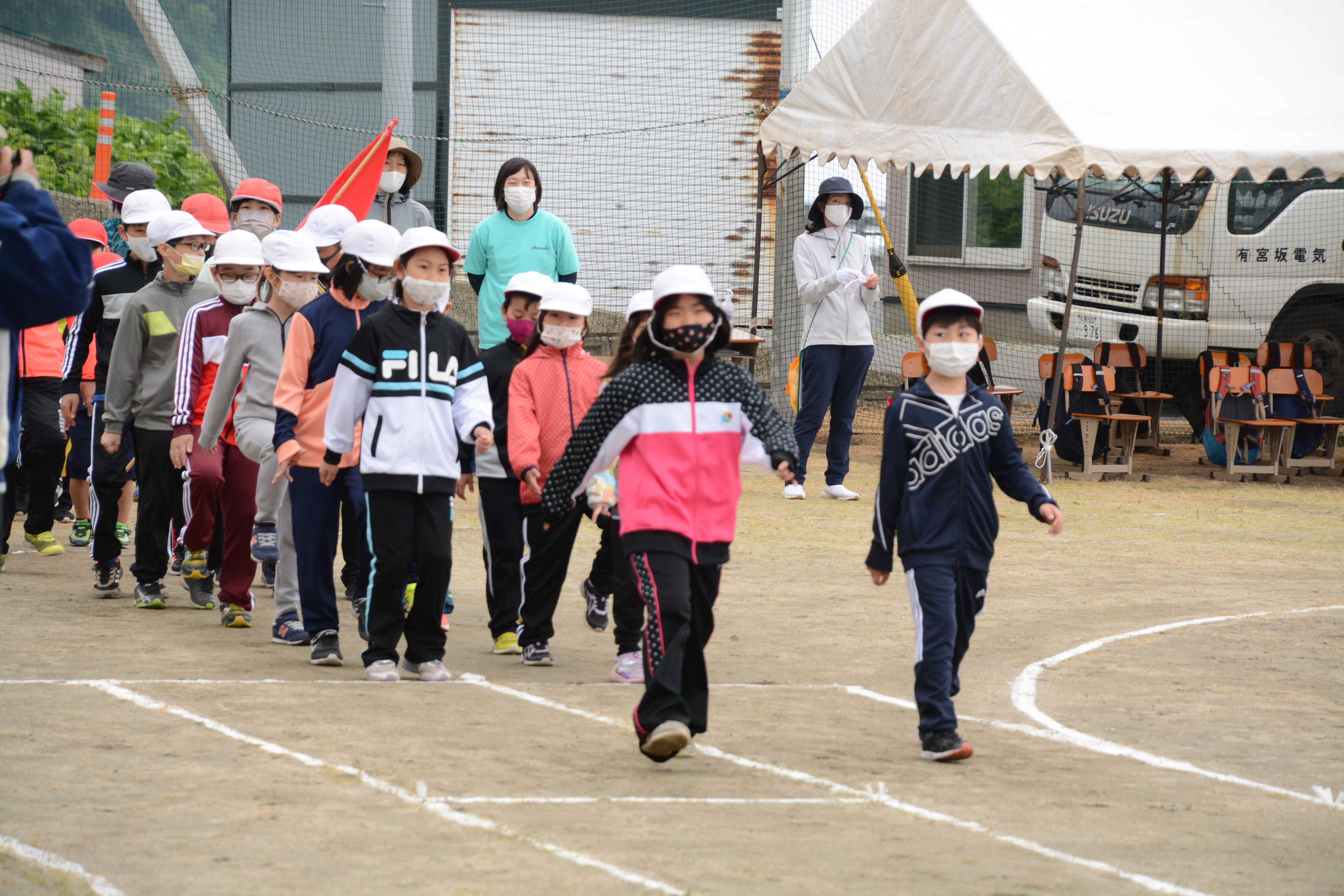 6月4日に島牧小学校で運動会が開催されました。