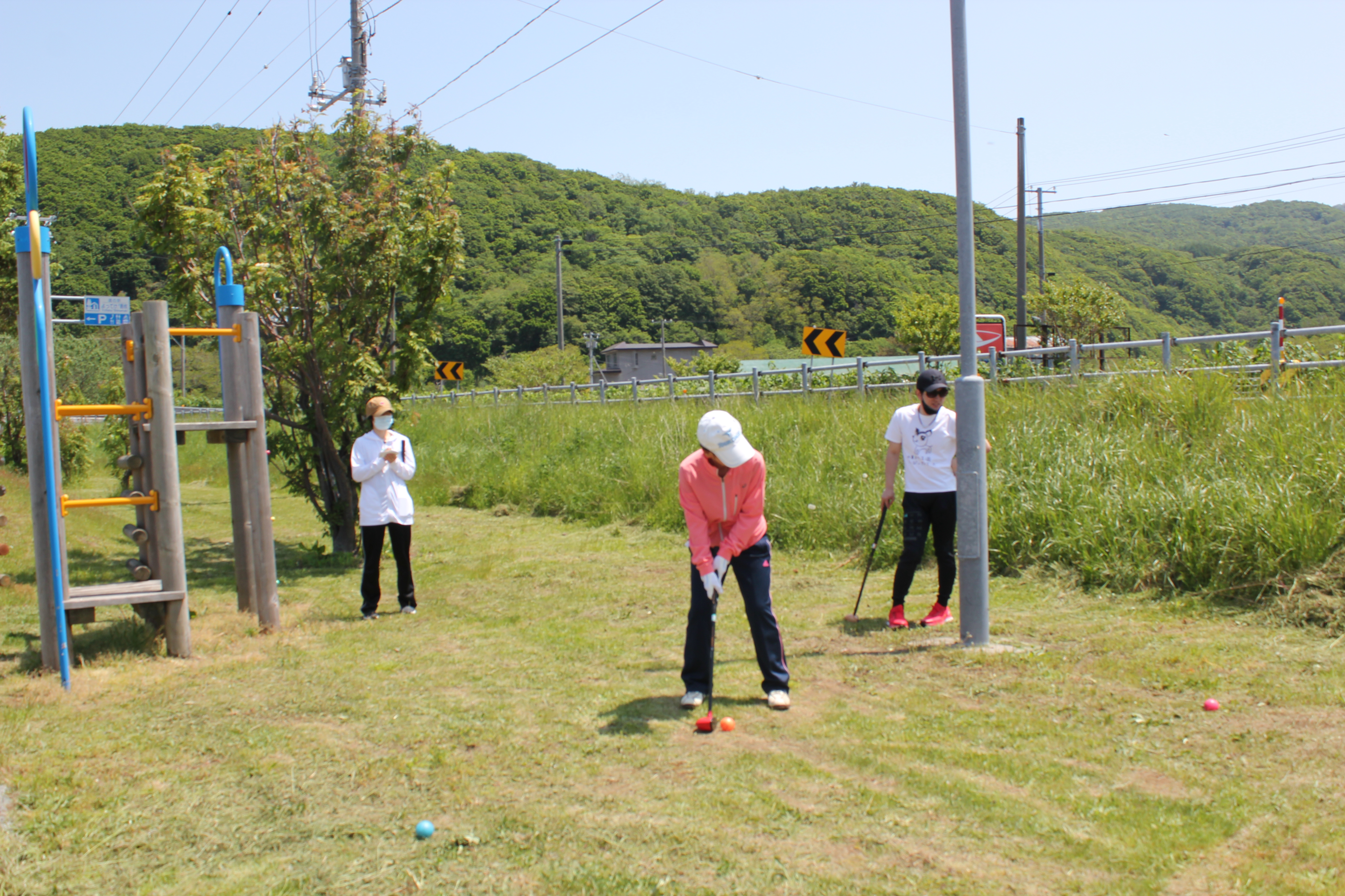 5月27日（土）に山村広場で今年度最初のパークゴルフ大会が開催されました。